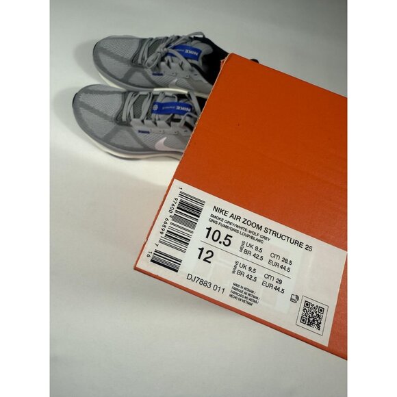 New Nike Air Zoom Structure 25 Shoes Mens Size 10.5 Grey Running DJ7883-011 - Picture 11 of 11